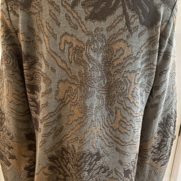 Peruvian Connection Long Line Cardigan Sweater Duster Size Large Pima Cotton - Picture 6 of 14